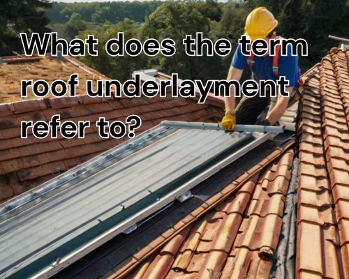 What Does the Term Roof Underlayment Refer To? A West Palm Beach Homeowner’s Guide