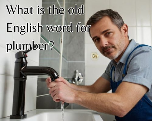 Clean-cut plumber working