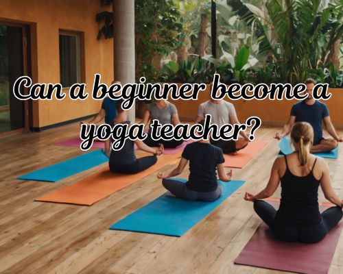 beginner's yoga session