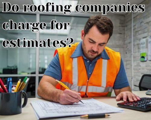 A roofer tallies up material costs.