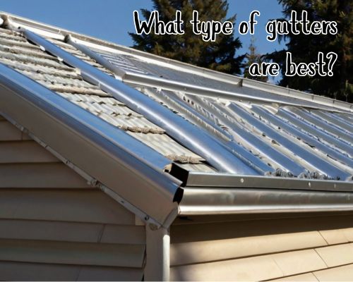 an aluminum type of guttering