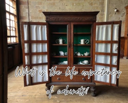 an old cabinet