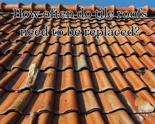 Failing tile system needs replacement.